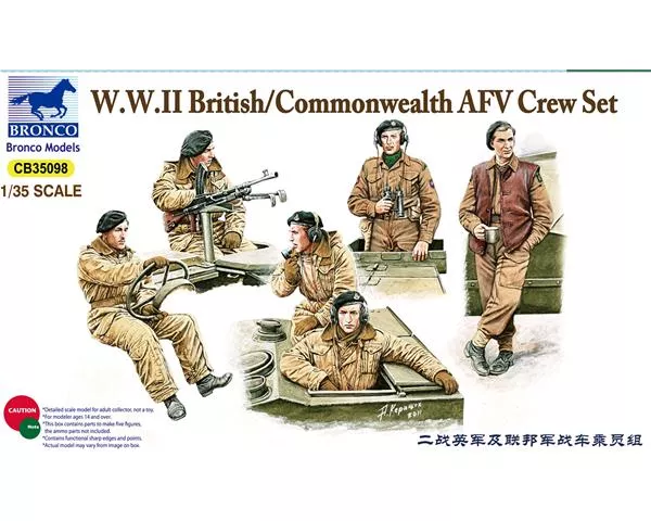 Bronco - British/Commonwealth AFV Crew set